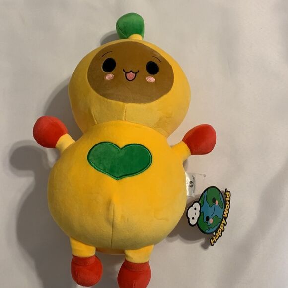 Set of TWO identical Happy World Peanut Butter plush friends. New - Picture 2 of 6